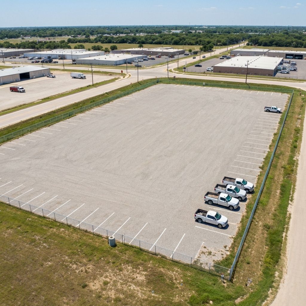 Gated Storage Yard